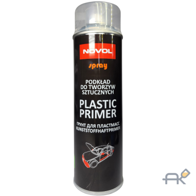 Аэрозоль NOVOL PLASTIC PRIMER SPRAY грунт для пластмасс 500 ml